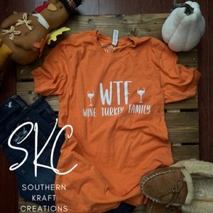 WTF (wine, turkey, family)